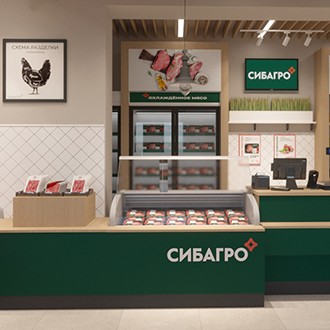 Сибагро – ритейл-брендинг сети магазинов мясной продукции крупного агрокомплекса г. Томска