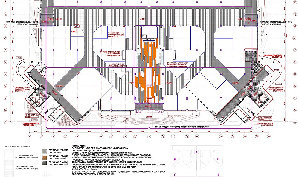 Разработка дизайна интерьеров и навигации для торгового центра «Ключевой», г. Москва 7
